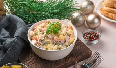 Средностатическият руснак работи 25 мин. за порция руска салата