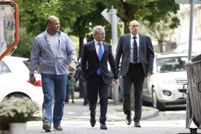 Гриша Ганчев предизвика напрежение около Националния стадион Васил Левски по