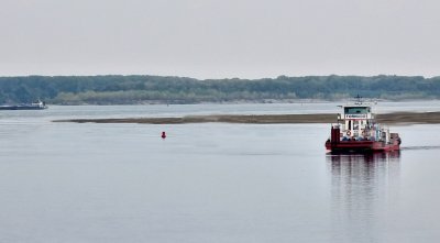 Баржа с над 1100 тона торове потъна край Свищов