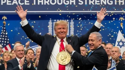 Връчиха Нобелова награда на Доналд Тръмп