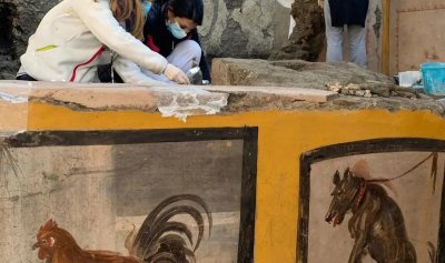 Археолози откриха палави графити и надписи по стените на Помпей