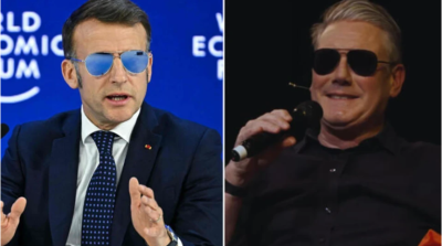 Британският премиер от Лейбъристката партия Киър Стармър се пошегува с френския