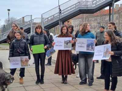 В "Аспарухово" протестираха след пожара във "Фанагория", искат обективно разследване