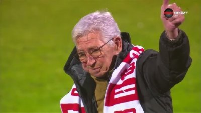 Легендарният вратар на ЦСКА и България Георги Велинов който е