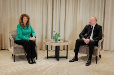 Йотова бистри газа с Илхам Алиев