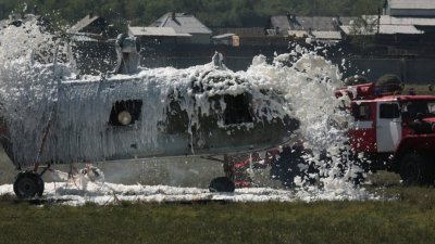 Хеликоптер на иранската армия се разби в пазар за плодове