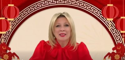 ШОК ВИДЕО: Маша Захарова поздравява на китайски за Годината на коня