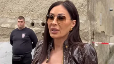 Цеца каца с частен самолет във Варна и 15 души антураж