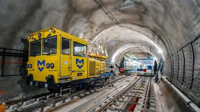 Тунелът на метрото през "Слатина" е наполовина прокопан