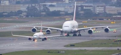 Еърбъс А380 кацна извънредно на летище Истанбул