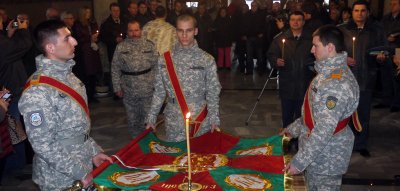 Осветиха бойното знаме на висшето военно училище в Плевен