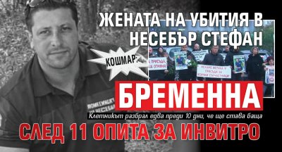 КОШМАР: Жената на убития в Несебър Стефан бременна след 11 опита за инвитро