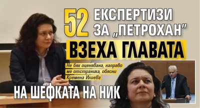 52 експертизи за &bdquo;Петрохан&rdquo; взеха главата на шефката на НИК