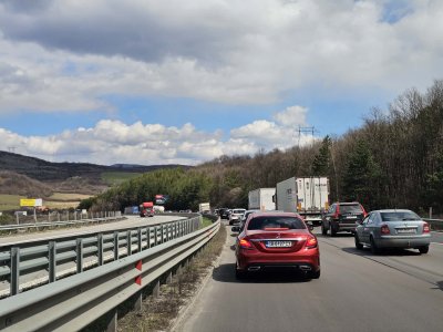 Километрично задръстване на "Хемус"