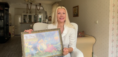 Мария Игнатова 18 години пази гоблен от Рачков