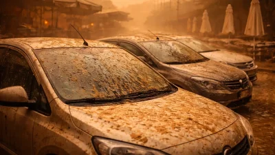 Пътуващи, внимавайте! Небето в Гърция почервеня