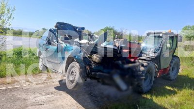 Фатален сблъсък край Пловдив: Младеж загина при катастрофа с трактор