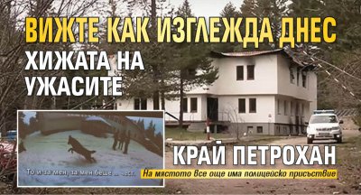 Вижте как изглежда днес хижата на ужасите край Петрохан