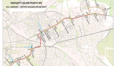 Пускат заместващ автобус М3 заради 40-дневен ремонт на метро линия 3