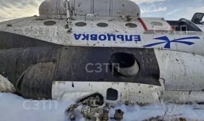 10 ранени при неуспешен опит за излитане на хеликоптер в Коми