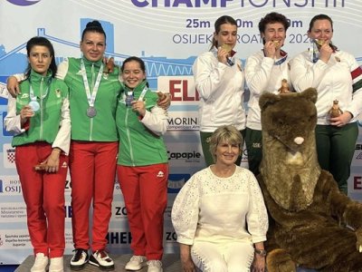 България със сребърен медал по спортна стрелба от европейското