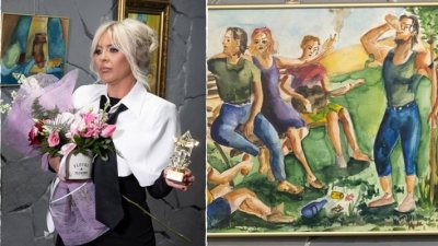Фолк звездата Андреа: Поздравявам Кубрат с изложбата си!