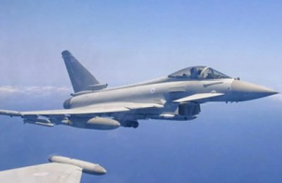 Самолет на Кралските военновъздушни сили е бил прихванат от руски изтребители над Черно море
