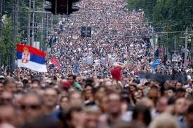 Масови арести след антиправителствения протест в Белград