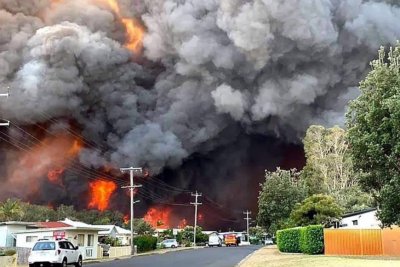 Пожарите в Австралия повишиха нивата на въглероден диоксид