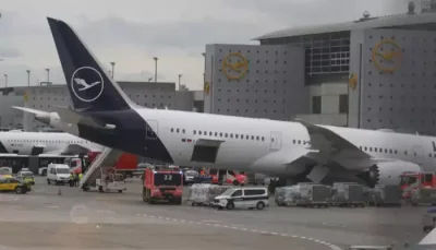 Пострадаха хора при инцидент с Боинг 787 на летище "Франкфурт", има пострадали (ВИДЕО)