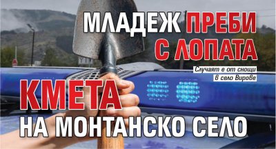 Младеж преби с лопата кмета на монтанско село