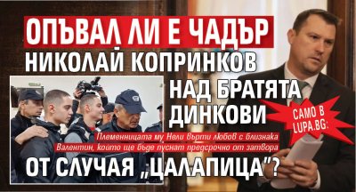 Само в Lupa.bg: Опъвал ли е чадър Николай Копринков над братята Динкови от случая &bdquo;Цалапица&rdquo;?