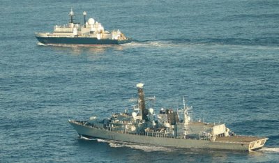 Британските въоръжени сили са прехванали кораб на руския сенчест флот