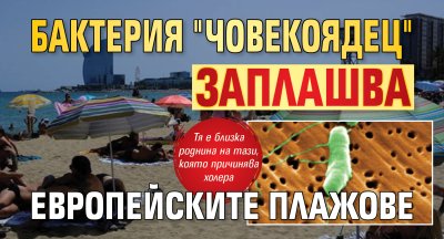 Бактерия "човекоядец" заплашва европейските плажове