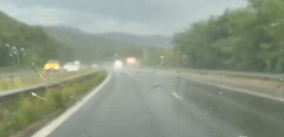 Сериозно влошаване на метеорологичната обстановка затруднява движението по автомагистрала Тракия