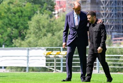 Украинският президент Володимир Зеленски е благодарил на германския канцлер Фридрих