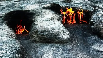 Планина в Турция гори повече от 2000 години