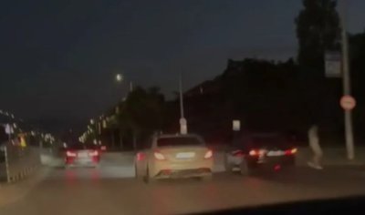 Опасна гонка в София едва не помете пешеходец