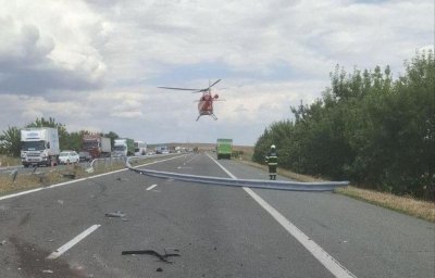 Заради катастрофата с ТИР на АМ "Тракия": Активираха BG-ALERT