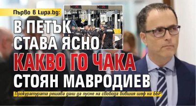 Първо в Lupa.bg: В петък става ясно какво го чака Стоян Мавродиев