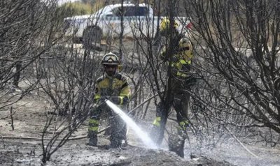 В испанската провинция Гуадалахара вече пети ден продължава да бушува