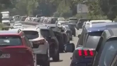 Огромна колона от коли заля пътя за Созопол