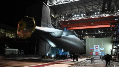 Русия спусна нова атомна подводница, въоръжена с &bdquo;Калибър&ldquo;, &bdquo;Оникс&ldquo; и &bdquo;Циркон&ldquo;