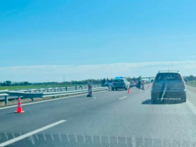 Катастрофа предизвика километрично задръстване на АМ "Тракия" посока Бургас