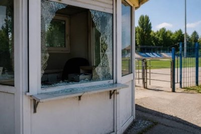 Разбиха павилион до спортен комплекс в Монтана и задигнаха 1200 евро