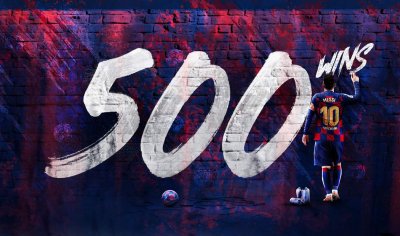 Меси с победа №500, Барса мачка за Купата