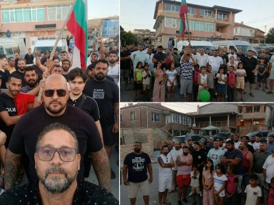 Няма шега! Гринго оглави ромски протест за по-добър живот в Айтос