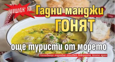 "Мишлен" ли... Гадни манджи гонят още туристи от морето