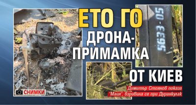 Ето го дрона-примамка от Киев (СНИМКИ) 