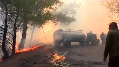 Огнен ад в Гърция! Хиляди българи са в опасност